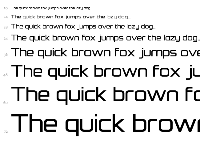 Formation Sans font waterfall
